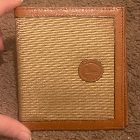 Lancel Mens/Unisex Brown Leather Card Holder/Compact Wallet Bifold - Picture 2 of 9